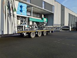 Mobile separator for on-site manure separation
