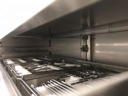 Stainless-steel tooling cart for use in cleanrooms