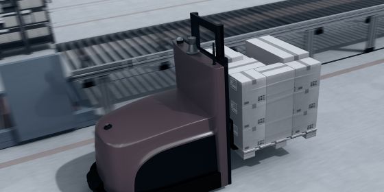 Automated Guided Vehicles (AGV) for internal transport